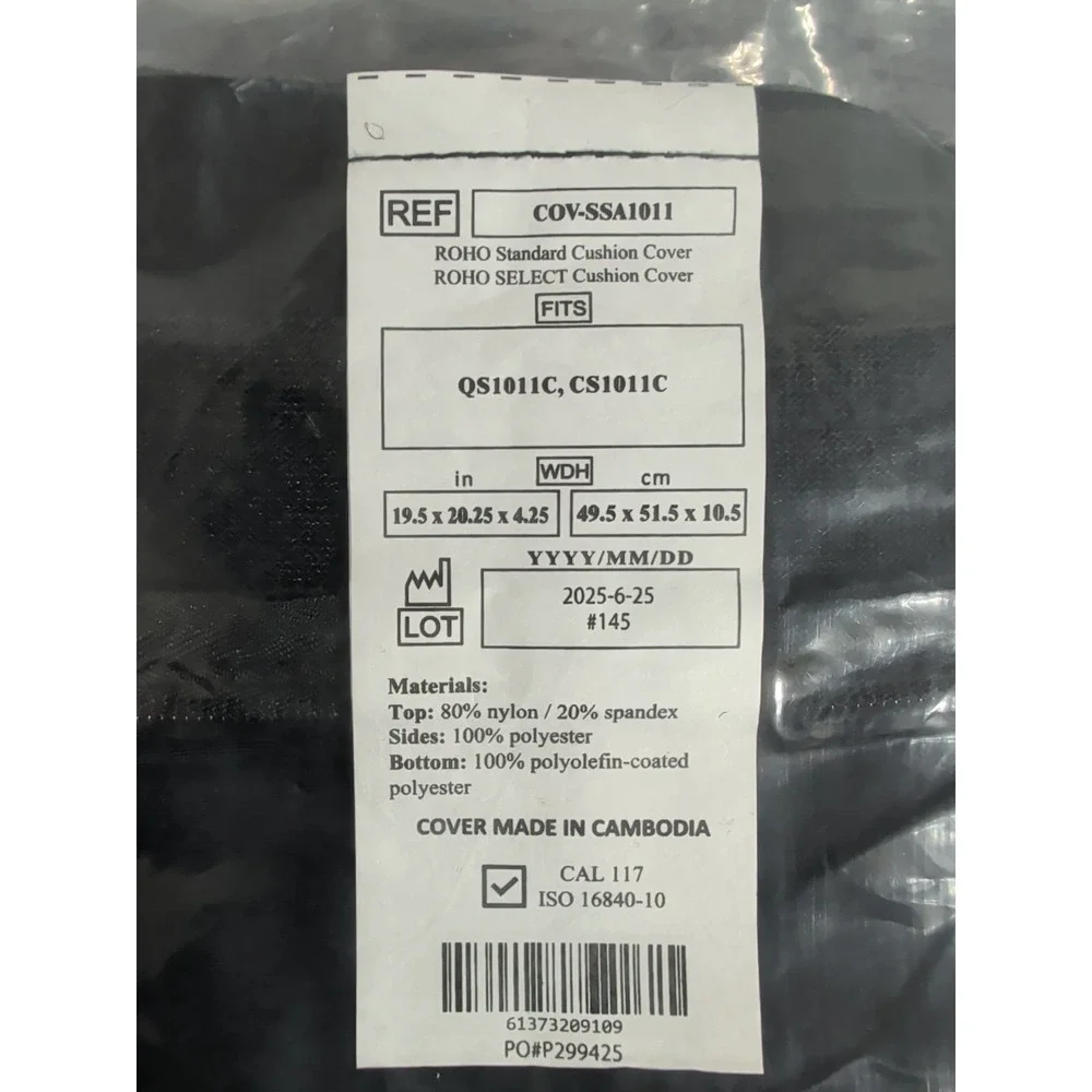 Roho Wheelchair Cushion Cover, New T25033